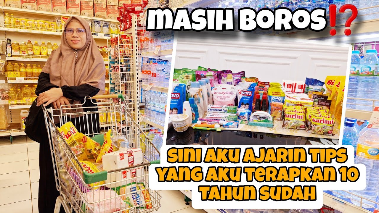 10 TAHUN PAKE TIPS INI ALHAMDULILLAH KEUANGAN KELUARGA STABIL⁉️TIPS MENGATUR UANG BELANJA BULANAN