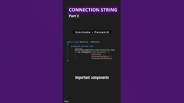 PostgreSQL connection string Part2 #csharp #dotnet #entityframeworkcore  #entityframework