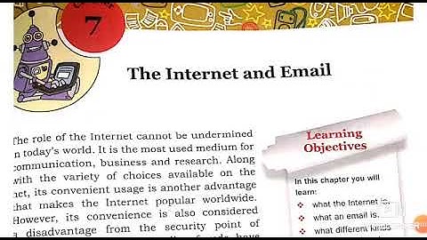 Ch#7 The Internet and Email (Computer) Grade VII