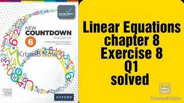 oxford new countdown book 6 third edition || chapter 8||  Exercise 8 || Q1 solved