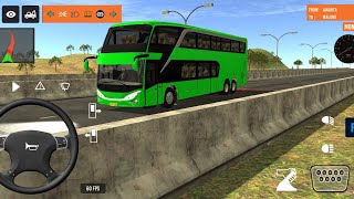 Euro Bus Driving Game PublicTransportation 2024 Indonesia BusSimulator Android Gameplay #86