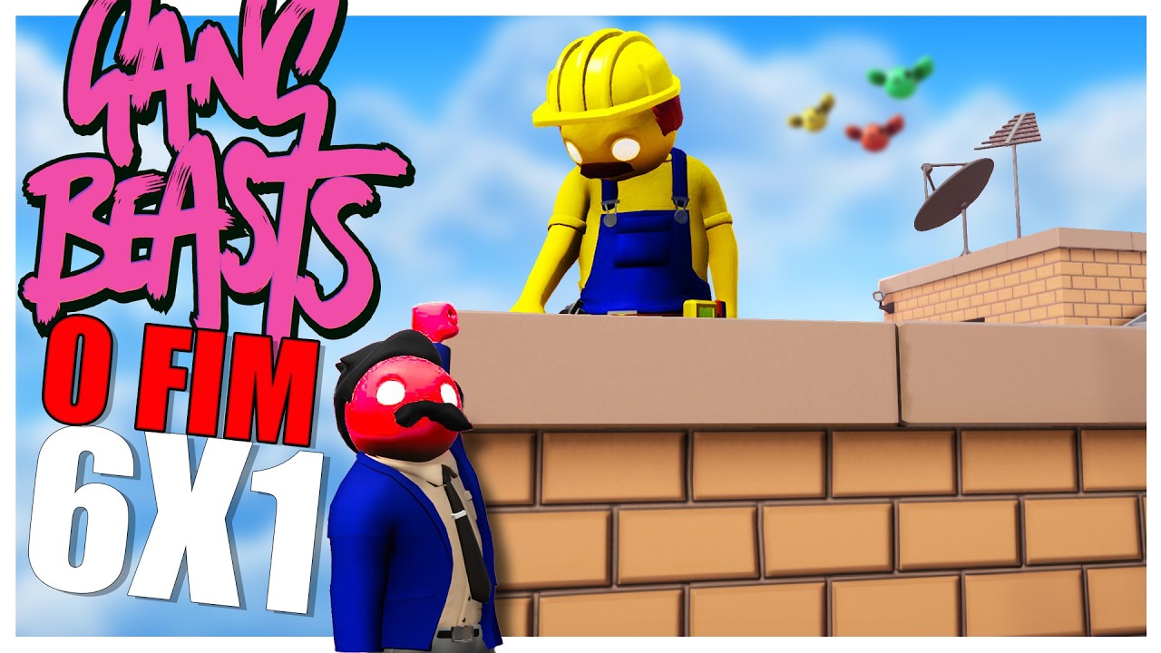 Acabando com escala 6x1 com S0C0S entre amigos no Gang Beasts