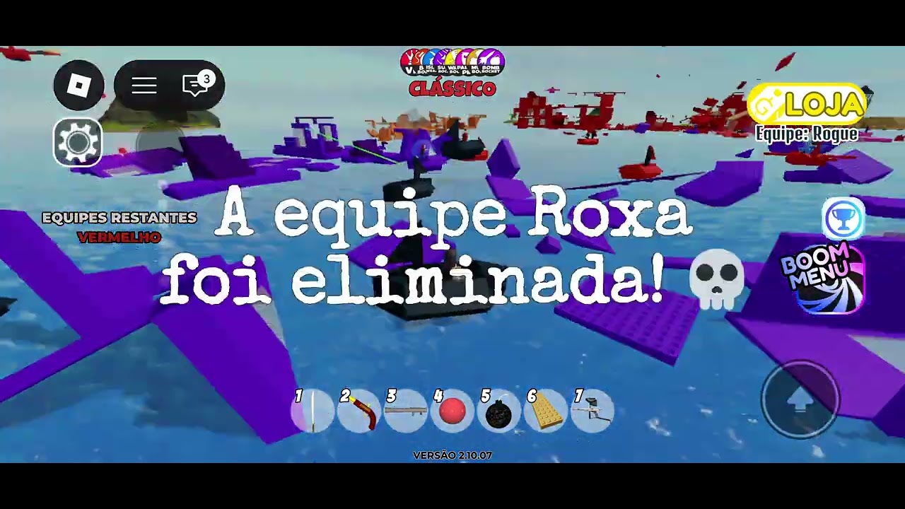 Jogando  o jogo batalha  de barco