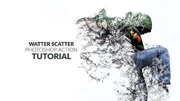 Watter Scatter Photoshop Action Tutorial