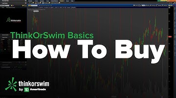 ThinkOrSwim Basics Tutorial - How to Buy Stocks