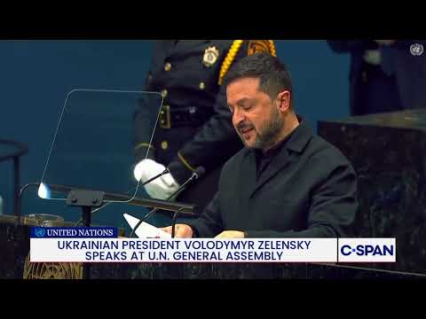 Ukrainian President Zelensky Full Remarks at UN General Assembly