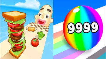 Sandwich Runner VS Numbers Ball Blend Challenge - Gameplay Part 5