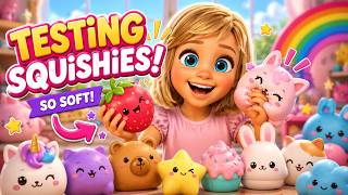 The Ultimate Squishy Challenge! | Cute Girl Tests Giant Squishies