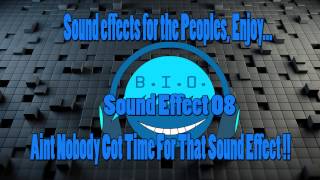 Aint Nobody Got Time For That Sound Effect