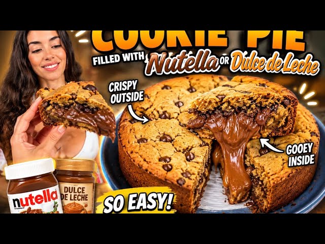 🍪 La Cookie Pie más fácil y deliciosa 🍫