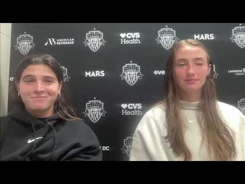 Sofia Cantore & Tara Rudd Post-Match Press Conference | Matchday 27 vs Houston Dash | 10.04.26