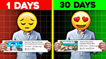 Long gaming video upload challenge in 30 days ( Amazing results 😍)