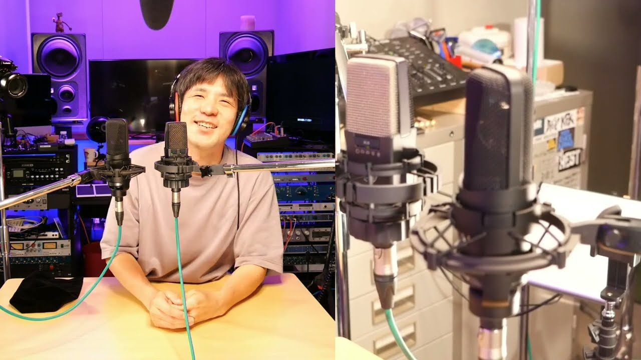audiotechhicaAT4050のマイクを無計画に開封テストしてみる。 - YouTube