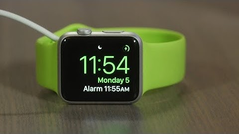 How To - Use Nightstand Mode on the Apple Watch