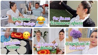 TODO EL DIA CONMIGO😘 MI NUEVA DECORACION DEL BAÑO 🛁 - COMIDA 🌮 CHARLA CON MAMITA Y MAS