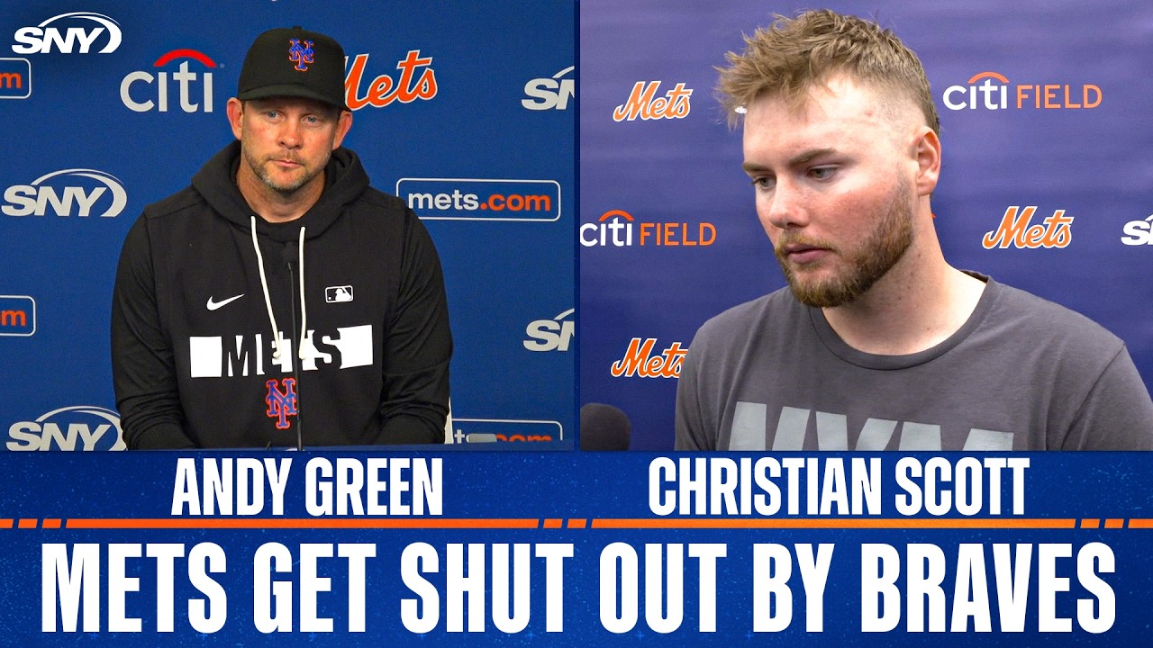 Andy Green and Christian Scott on Mets loss to Braves