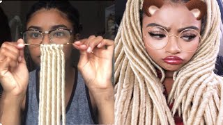 GOLDIE LOCS  || Crochet Dreadlock Tutorial