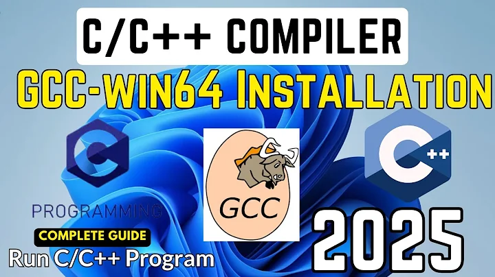 How to install GCC-win64 C & C++ Compiler on Windows 10/11 [2025]  | GCC Compiler for C / C++