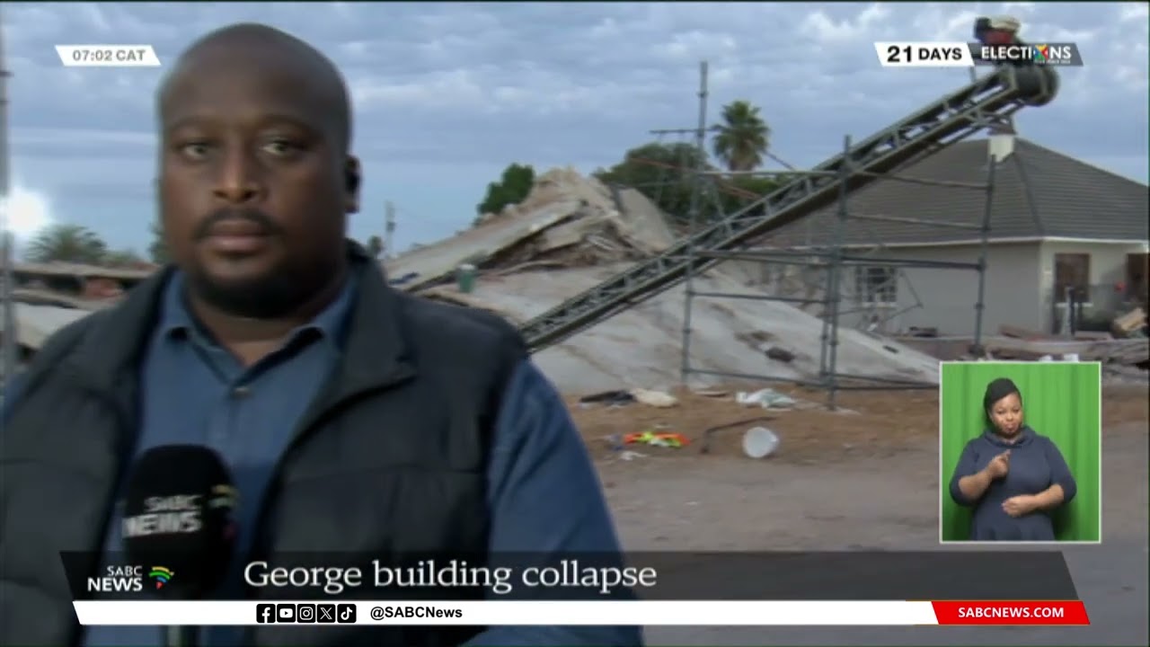 George Collapsed Building   Recuse operation continues  Lwando Nomoyi updates