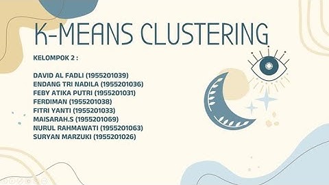 Algoritma K-Means Clustering - Kelompok 2 - Data Mining