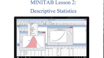 Minitab Lesson:  Descriptive Statistics