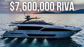 Touring a $7,600,000 Riva SuperYacht