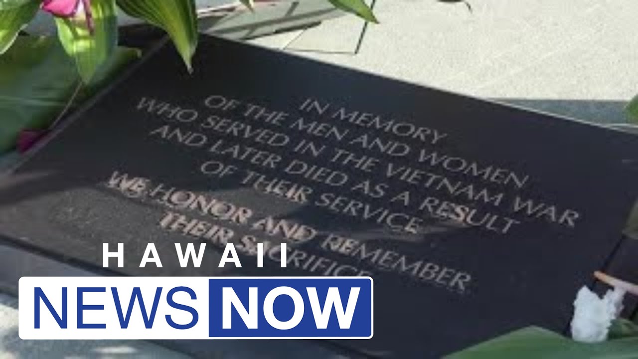 Vietnam Veteran's Memorial in Wailuku drew large crowds, emotional