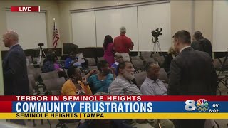 Community frustrated over terror in Seminole Heights