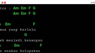 kunci gitar killing me inside biarlah