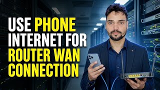 Use Phone Internet on Router 😳 Ethernet Tethering Trick!