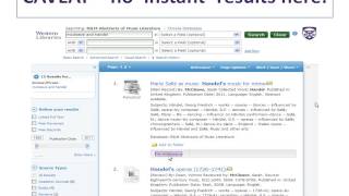 Navigating RILM Abstracts