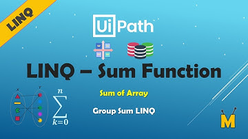UiPath | LINQ Sum Function | Group Sum LINQ | Get Column Sum | Get Group Sum of Column with LINQ
