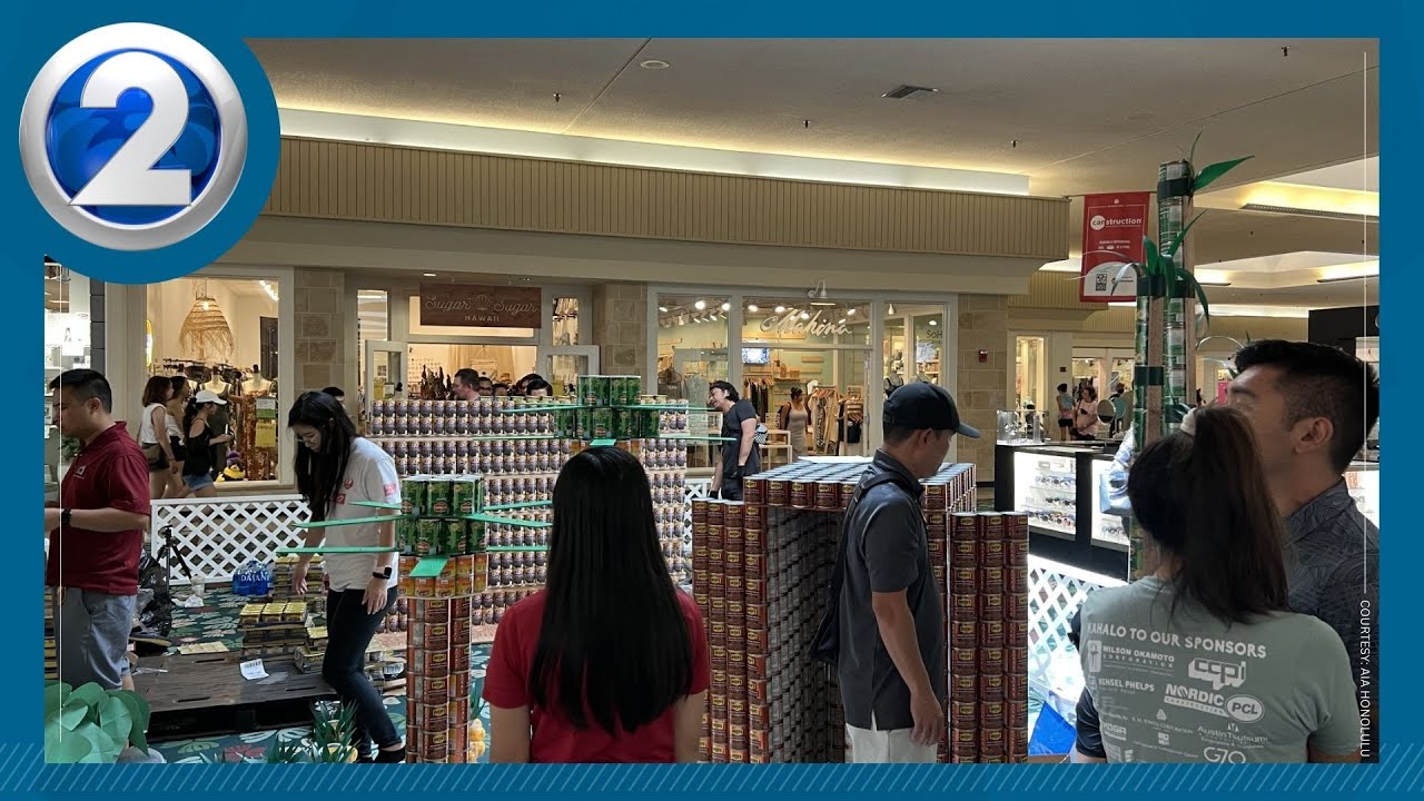 The AIA in Honolulu hosts 20th annual CANstruction event