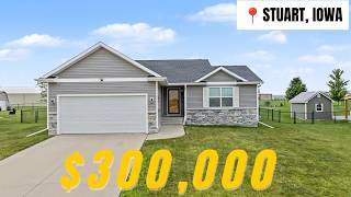 Newer Ranch Home for Sale in Stuart, Iowa!!!