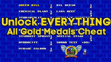 New: All Medals Unlocked Cheat! - Sonic Mania Plus