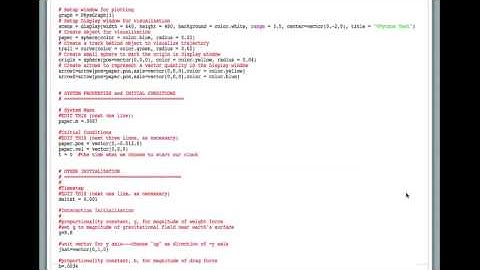 Lab 2 - Motion of a Falling Object Video Report