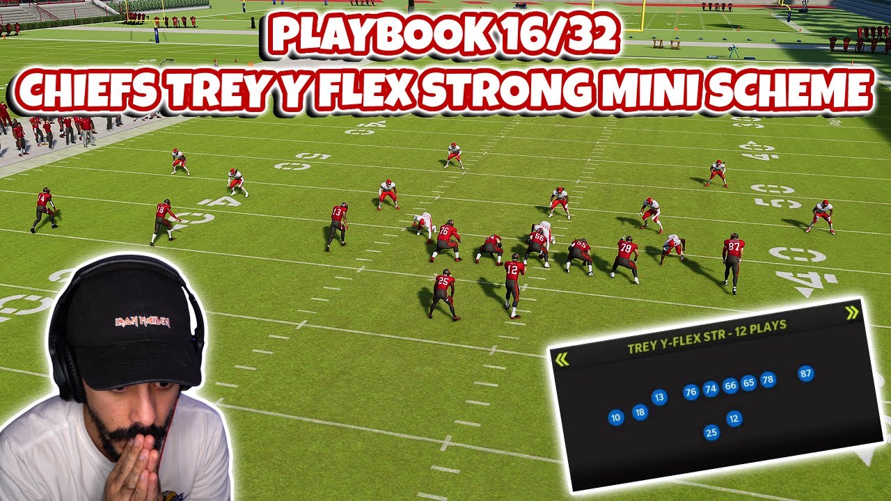 Chiefs Trey Y Flex Strong Mini Scheme | Playbook 16/32 | Madden 22 Ultimate Team Gameplay