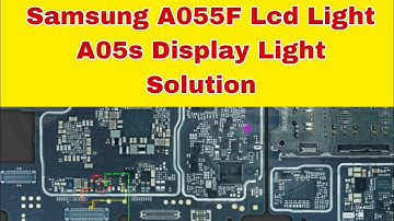 Samsung A05 (A055F) Lcd Light Solution | Display Light Solution Samsung A05s #lcdlighta05 #a05f