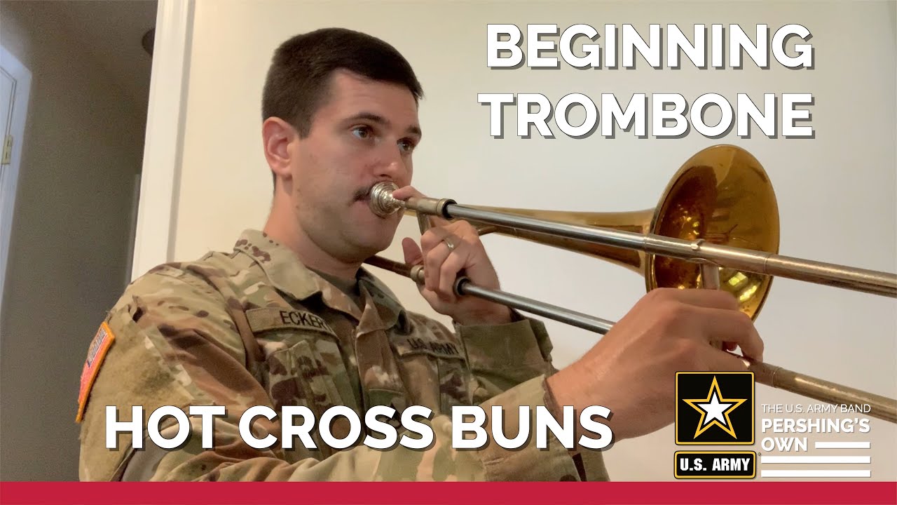 Beginning Trombone Hot Cross Buns YouTube