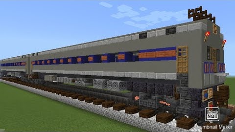 Minecraft MARC ll Coach and Cab Car Tutorial