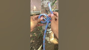 Incredible Bowline Knot With Extra Loop  #survivalknots #knotskill #diy