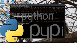 Install the Python PIP module when you encounter a sys.stderr.write error.