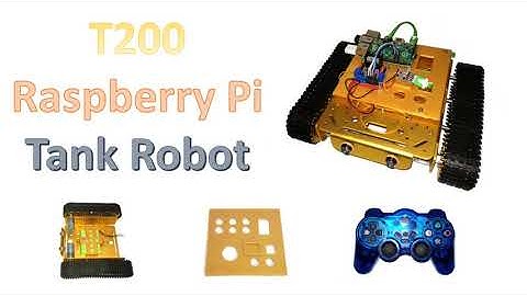 T200 Robot Chassis with Raspberry Pi and USB Wireless Controller