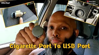 Tukar Port Cigarette To Port USB | Waja