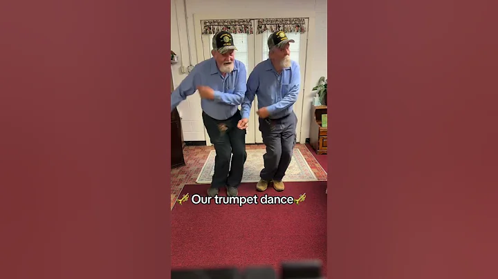 Our trumpet dance 🎺🎺  #hanelinetwins #dance #shorts