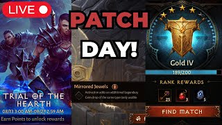LIVE! 100 Crests, PvP & Patch Chat!