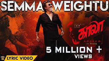 Semma Weightu - Single | Kaala | Rajinikanth | Pa Ranjith | Santhosh Narayanan | Dhanush