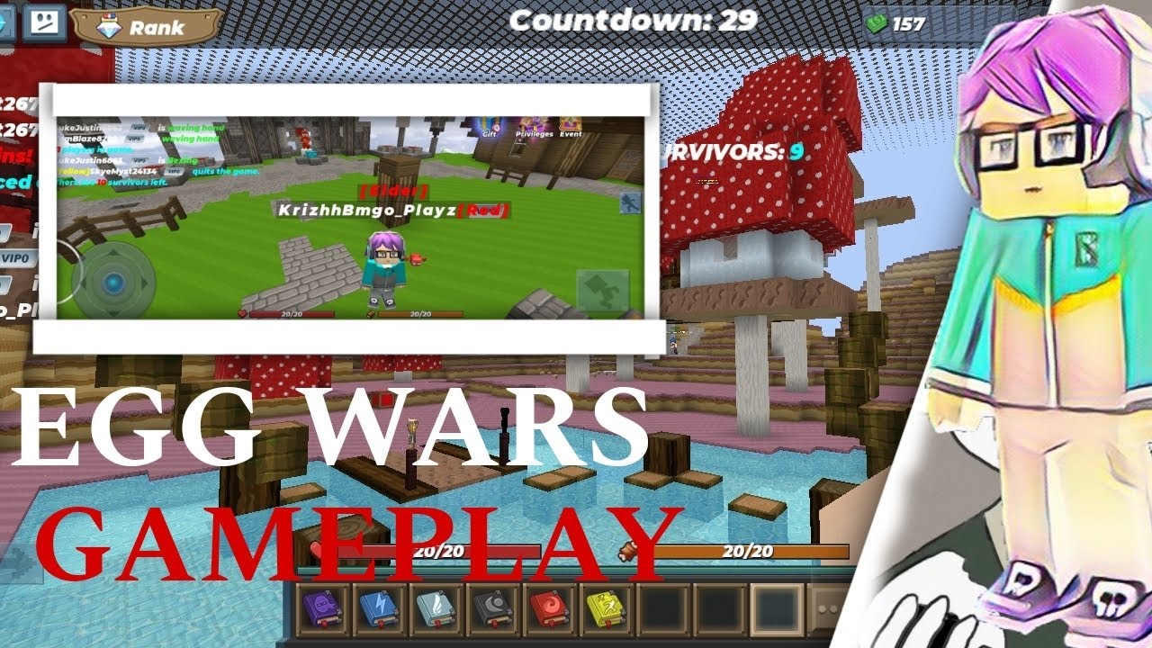 I CARRIED THE WHOLE TEAM? (EGG wars Gameplay) | Blockman GO ||Blockymods