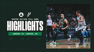 Boston Celtics fall just short to San Antonio Spurs 100-95 at TD Garden