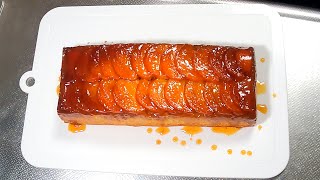 柿のキャラメル逆さまケーキ - 家で一品